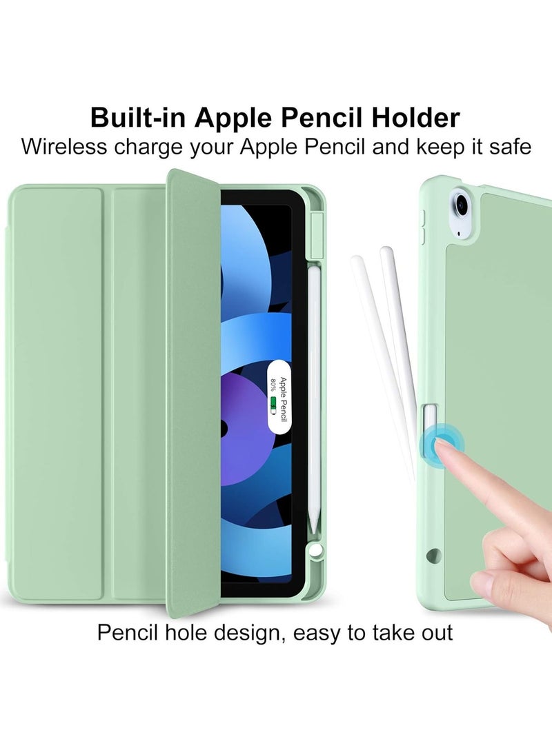 جراب لجهاز iPad Air مقاس 11 بوصة (2025 M3/2024 M2/Air 7 6 5 4) (2025/2024/2022/2020) مقاس 10.9 بوصة، مزود بحامل قلم Apple Pencil، وغطاء ذكي، ويدعم شحن قلم Apple Pencil، وخاصية التشغيل/الإيقاف التلقائي. - Image 4